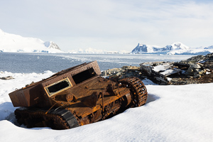 ehemals als Transportfahrzeug genutzter US-Panzer