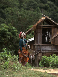 Muang Xing - Akha-Dorf